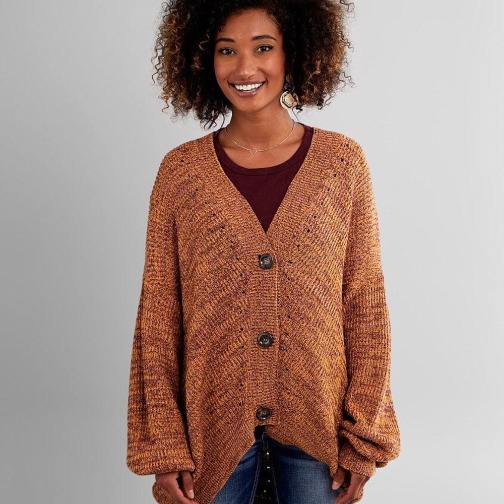 NWT Marled Cardigan Sweater